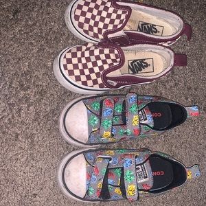 Vans and converse